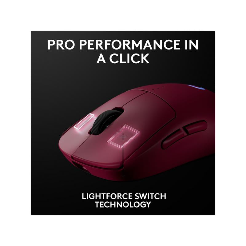 Logitech G Pro 2 Wireless Mouse - Magenta