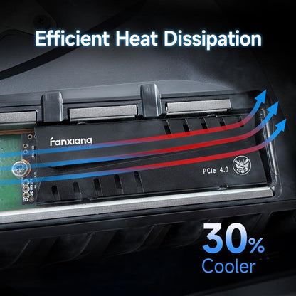 FANXIANG M.2 2280 Nvme Internal Solidstate Drive(Ssd) 1TB Pcie 4.0 7300Mb/S with Heatsink Ps5 Ssd M2 Ssd Data Storage Nvme M Usb Drive